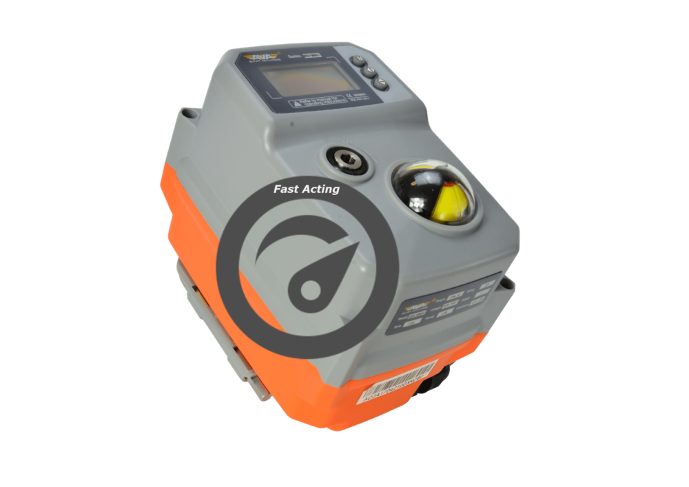 AVA Smart Electric Actuator - Fast Acting Compact Actuator with OLED Screen