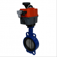 WRAS Approved Electric On-Off Iron Butterfly Valves with J3CS Electric Actuator