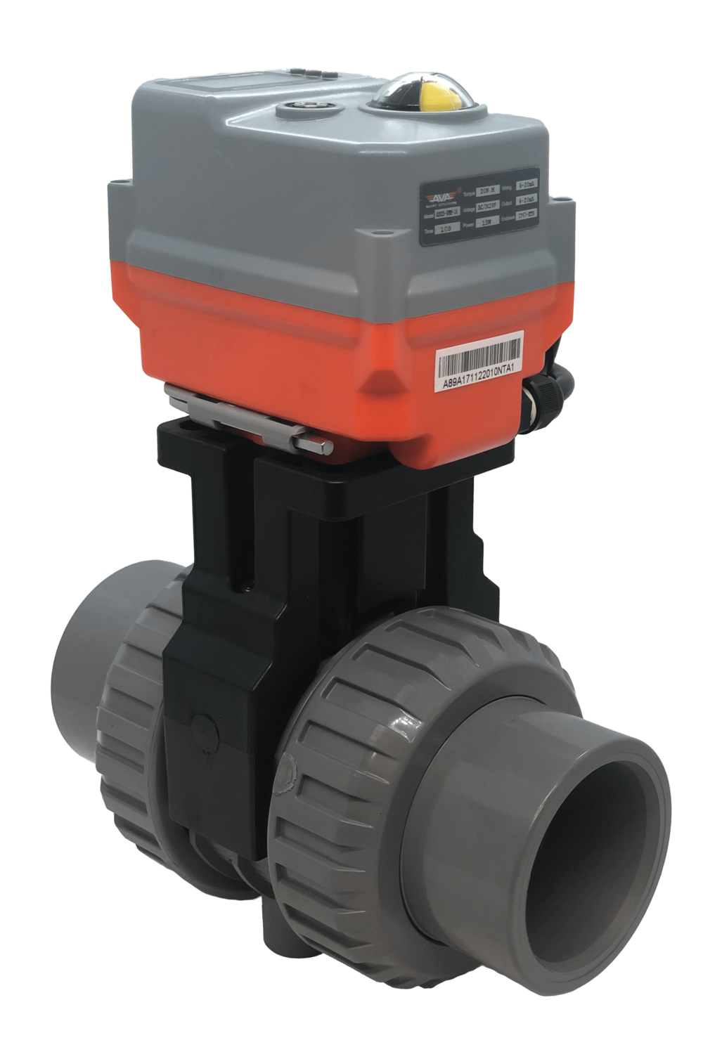 Cepex Extreme Motorized PVC Ball Valve with AVA Electric Actuator from AVS