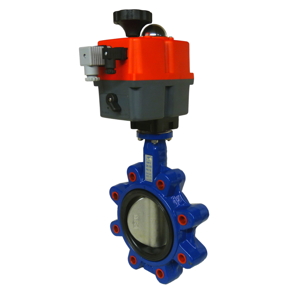 JJ Automation On-Off Cast Iron Lugged PN16 WRAS Butterfly Valve EJ36203W